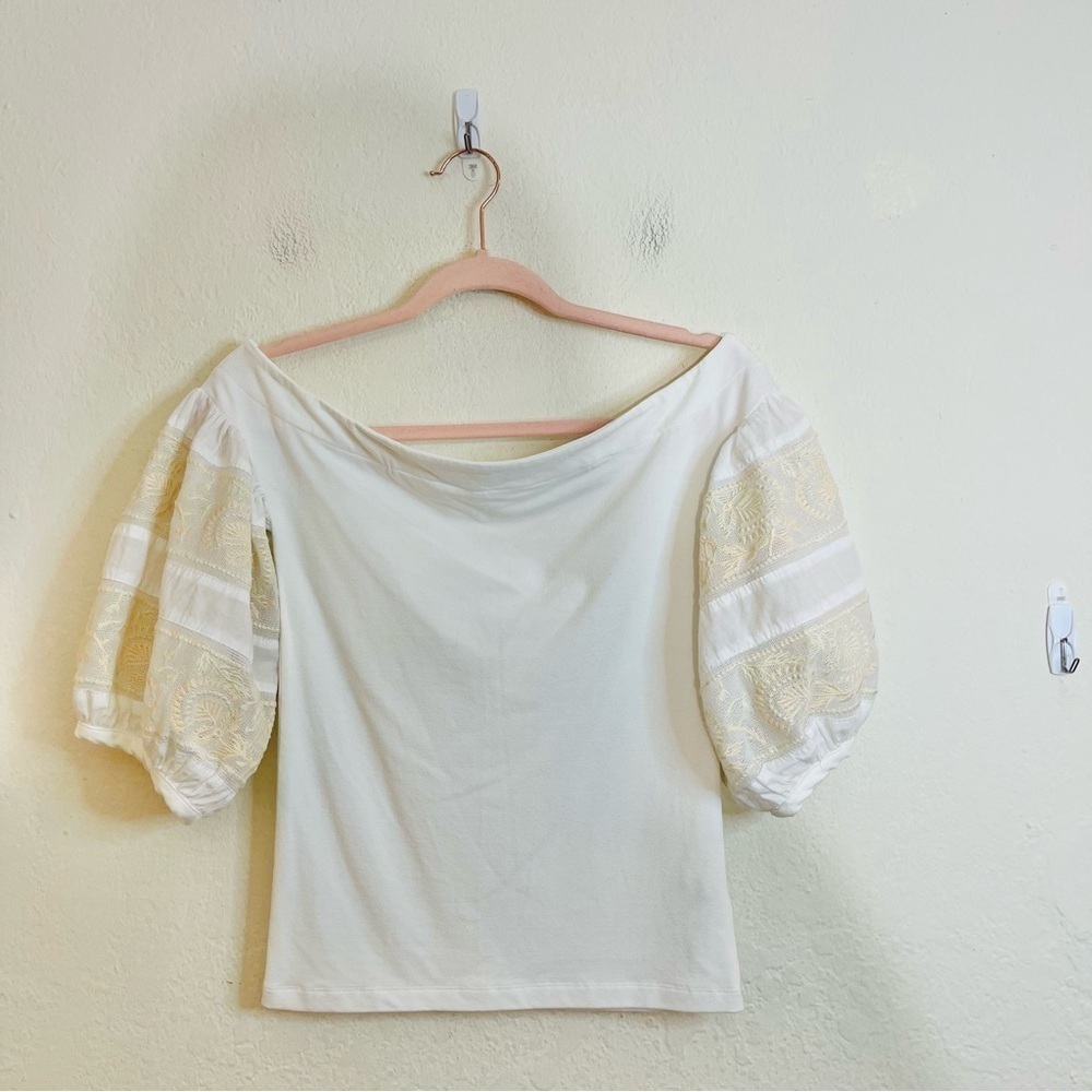 Free People Rock With It Top In Ivory Women Size XS - Picture 3 of 10